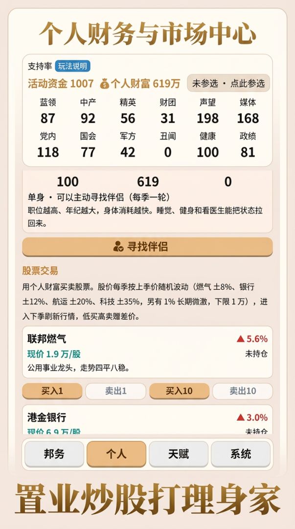 总统模拟器游戏截图