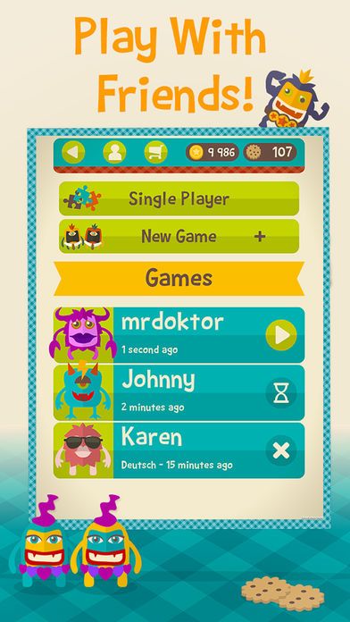 Word Monsters游戏截图