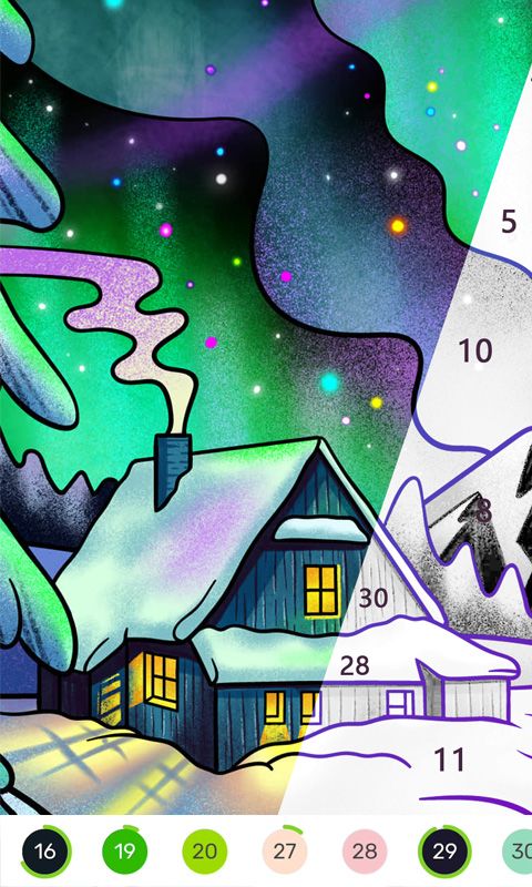 数字填色游戏截图