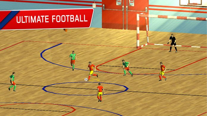 五人制足球2015 - 与庞大的体育真正的足球比赛和联赛室内足球竞技场比赛[高级]游戏截图