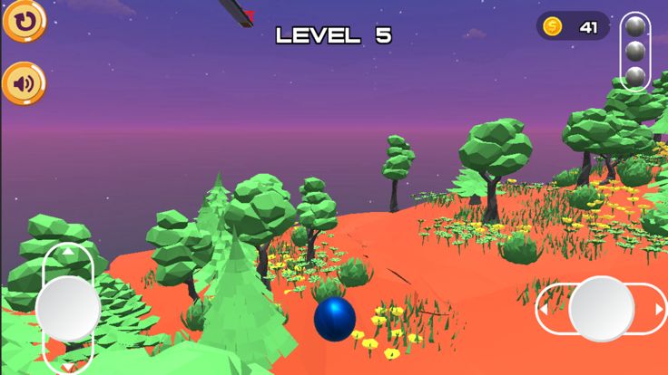 Rolling Balls in Forest游戏截图