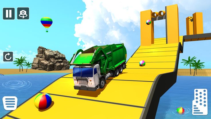 卡车驾驶：垃圾车游戏截图