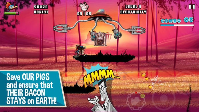 The Abduction of Bacon at Dawn, the Chronicles of a Brave Rooster游戏截图