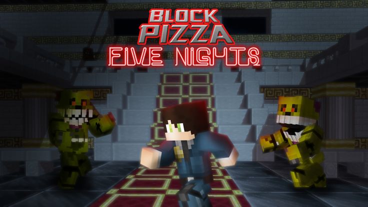 Block Pizza Five Nights游戏截图