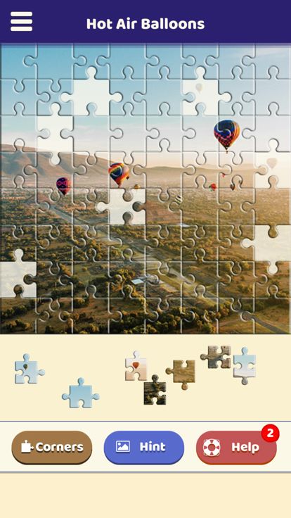 Hot Air Balloons Puzzle游戏截图