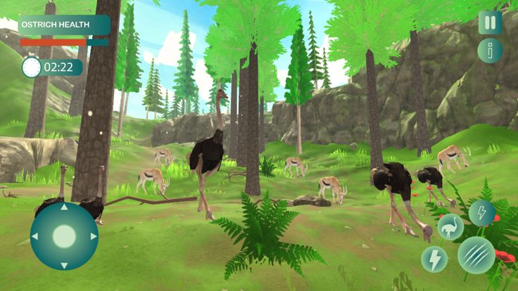 Flapless Flight Ostrich Game游戏截图