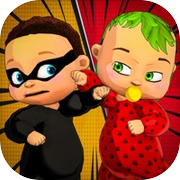 动漫双胞胎婴儿：日托游戏可怕愤怒的邻居