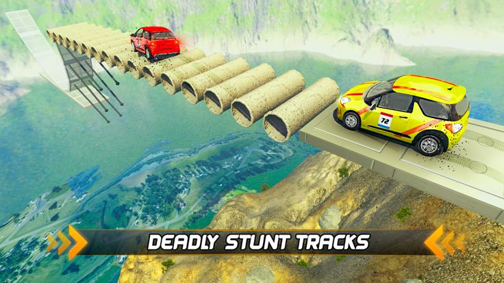 Impossible Ramp Driving Stunts游戏截图