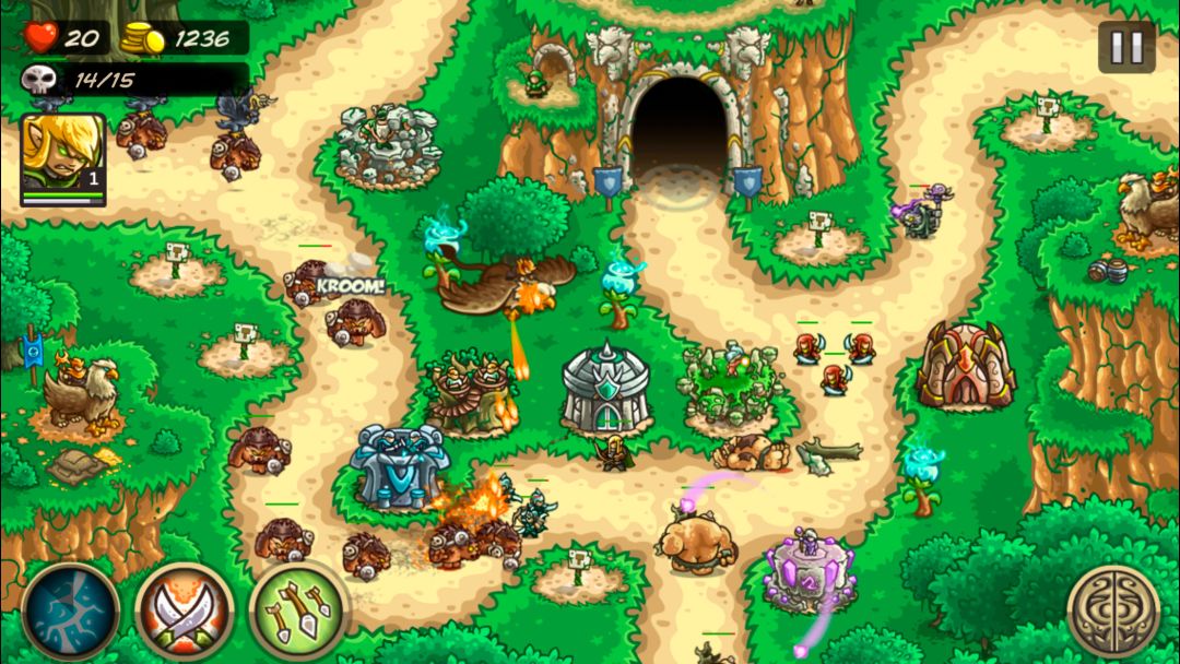 Kingdom Rush Origins: 王国保卫战：起源游戏截图