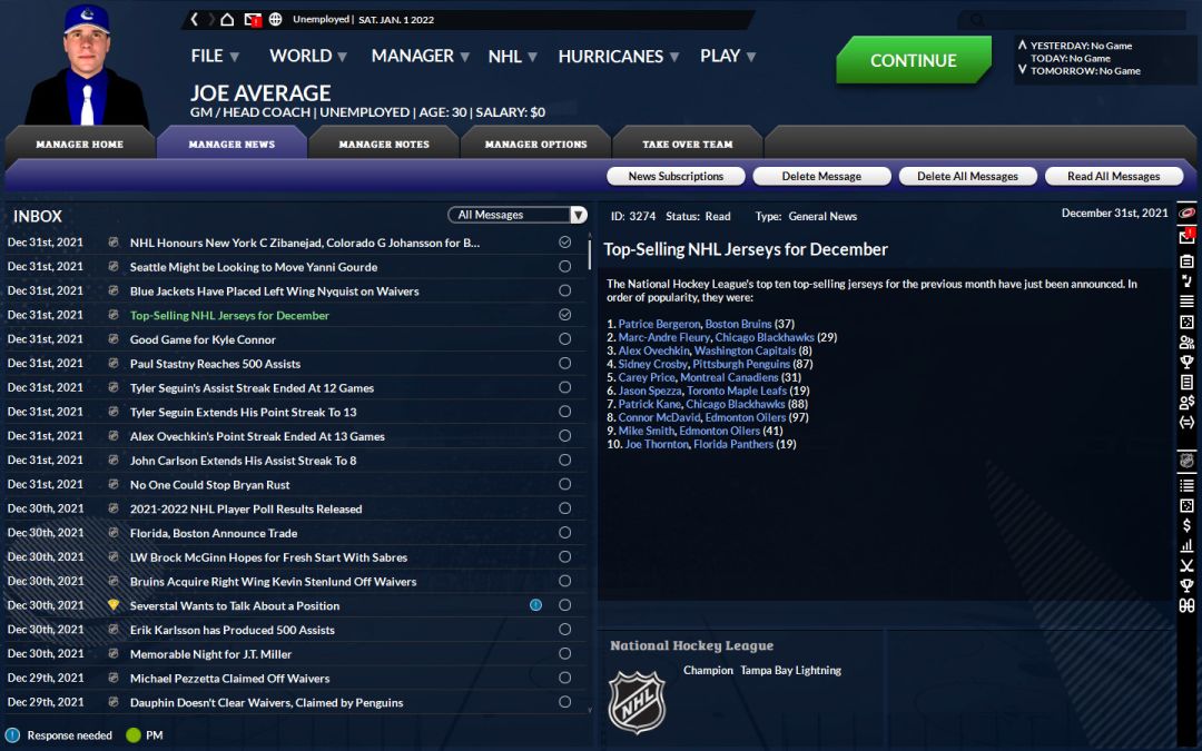 Franchise Hockey Manager 8游戏截图