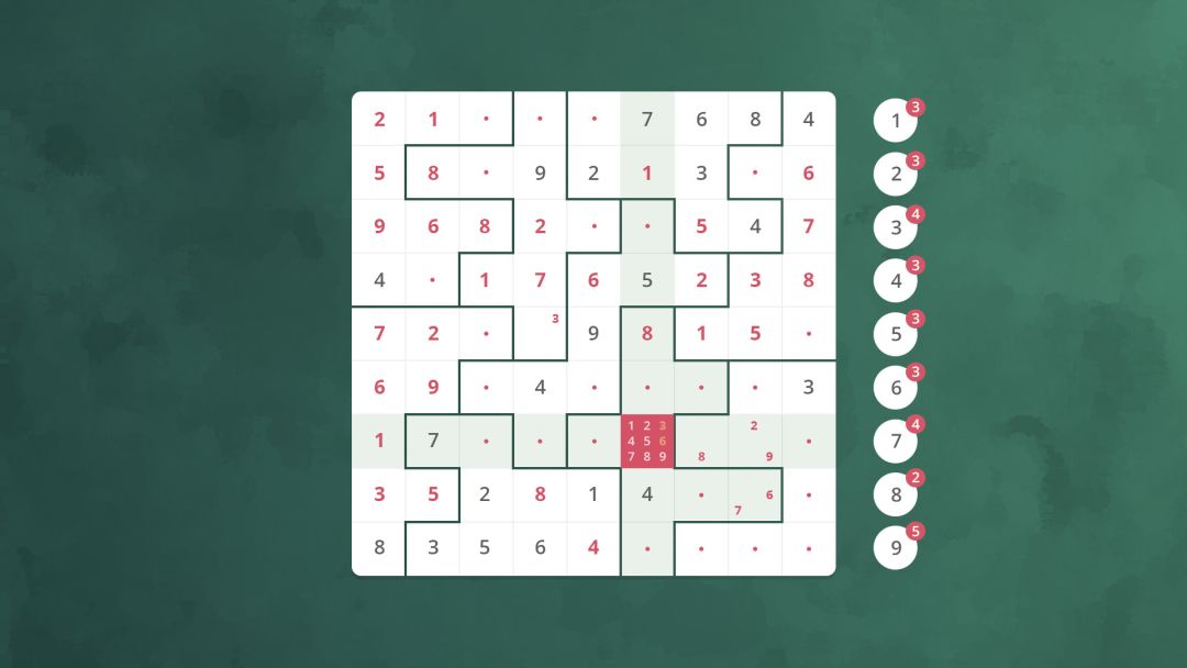 Sudoku Jigsaw / 拼图数独游戏截图