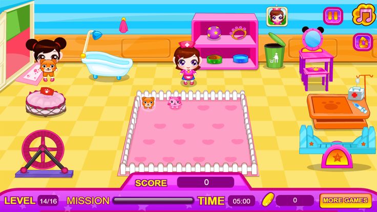 动物游戏, 宠物保姆游戏截图