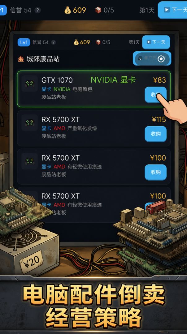 奸商倒卖模拟器游戏截图