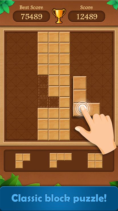 Wood Block Puzzle Game 2022游戏截图