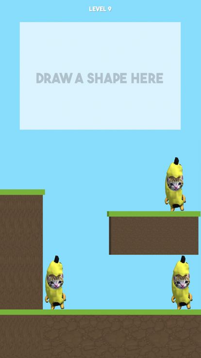 Draw To Crash: Banana Cat游戏截图