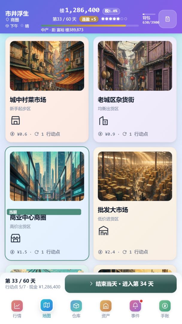 市井浮生：倒卖置业记游戏截图