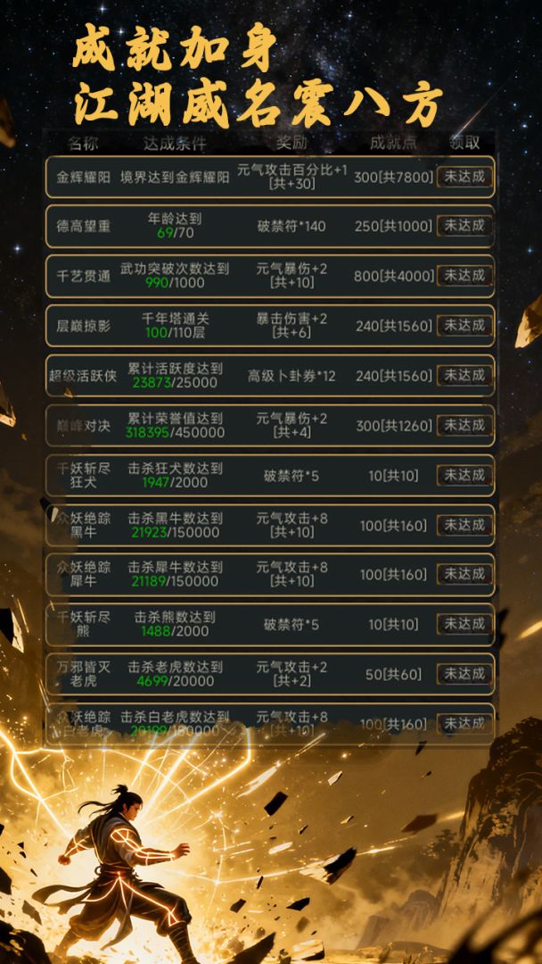 我的武功无限突破游戏截图