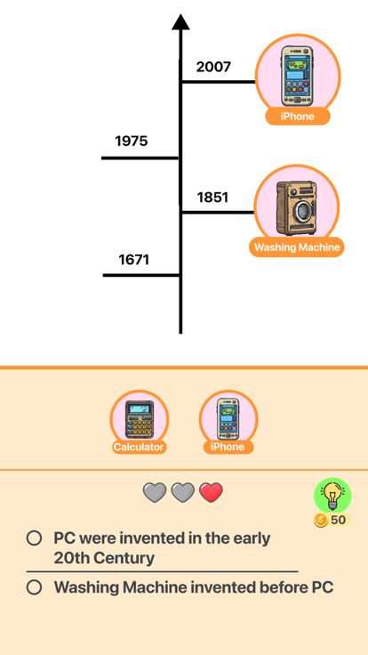 Inventions Order Puzzle!游戏截图