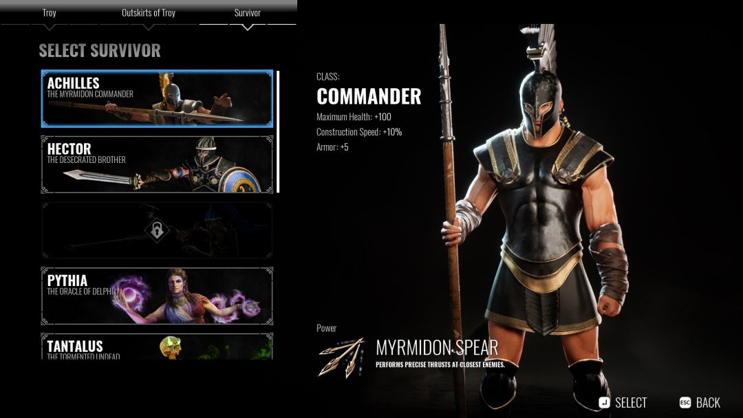 Achilles: Survivor游戏截图