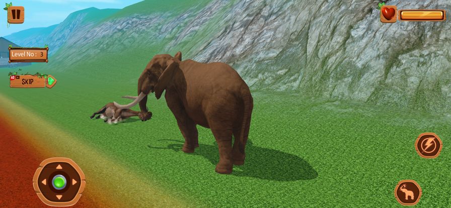 Scary Elephant Animal Wildlife游戏截图