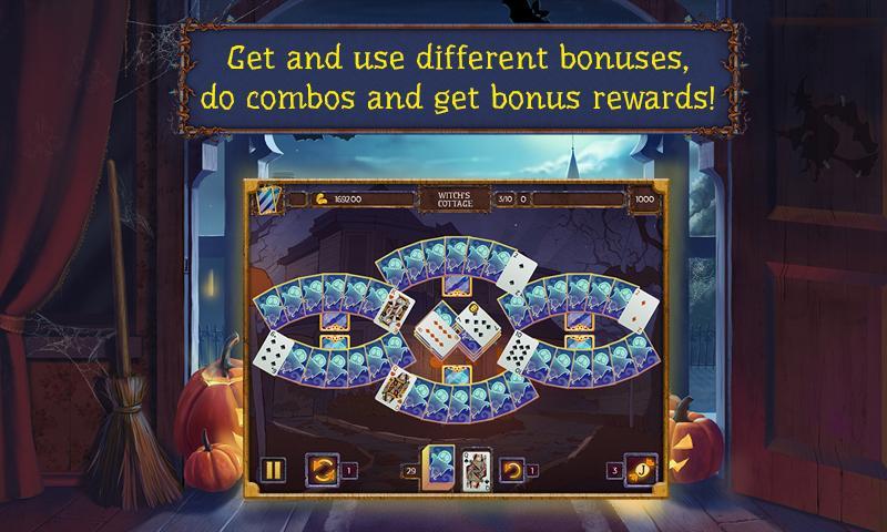 Solitaire game Halloween 2游戏截图