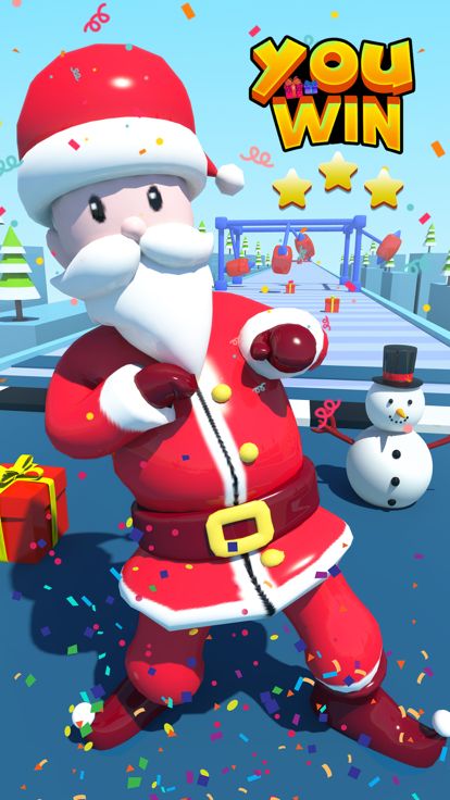 Santa Fun Run 3D-Running Games游戏截图