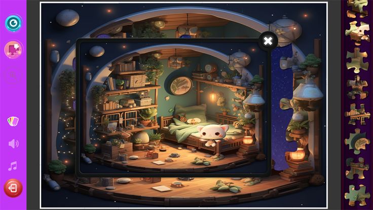 Gacha Puzzle Jigsaw: Room idea游戏截图