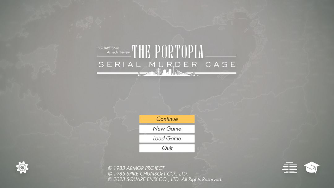 SQUARE ENIX AI Tech Preview: THE PORTOPIA SERIAL MURDER CASE游戏截图