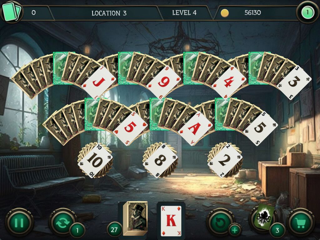 Mystery Solitaire. Cthulhu Mythos 3游戏截图