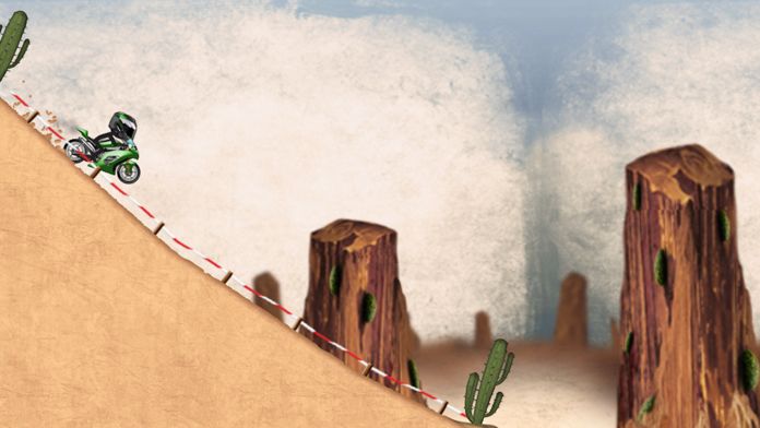 Stickman Downhill - Motocross游戏截图