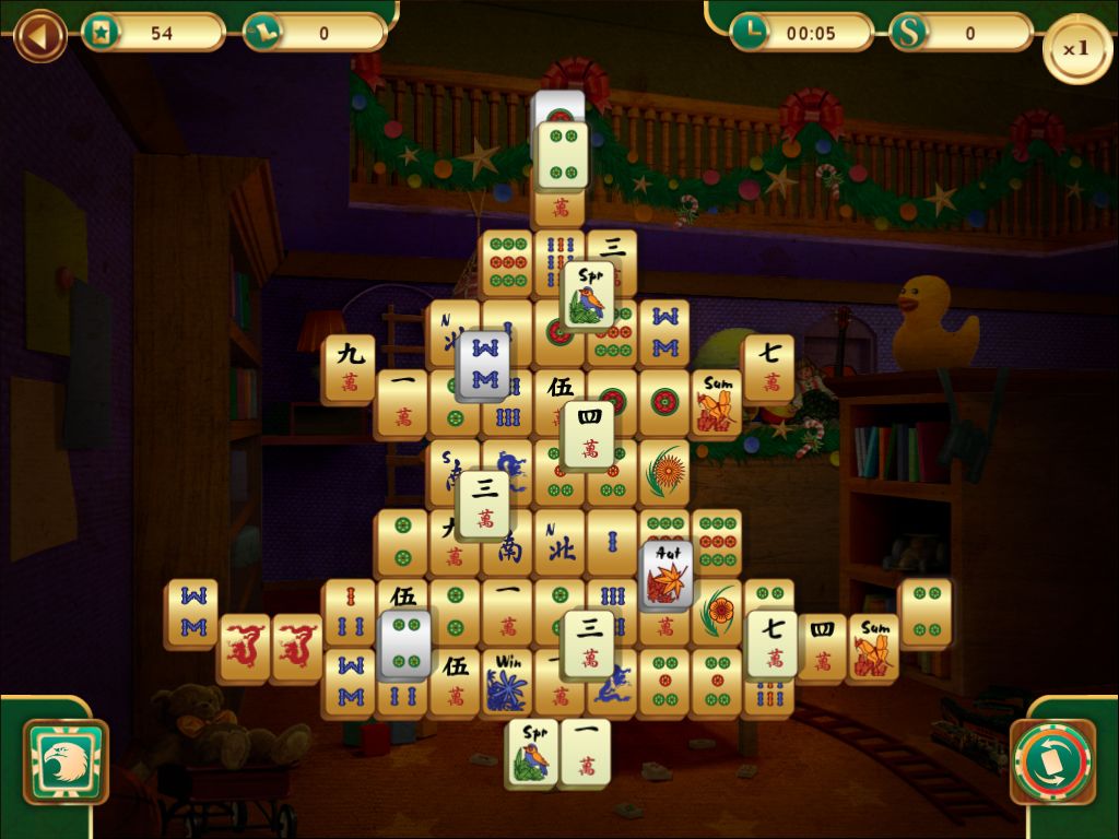 Christmas Mahjong游戏截图