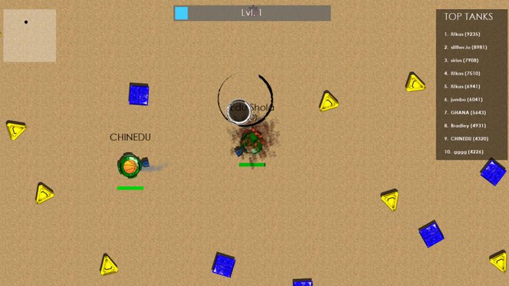 Banzur.io Tank Battle Royale游戏截图