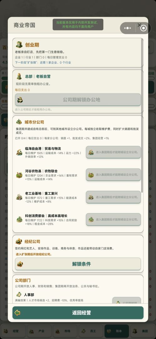 百业老板:产业链游戏截图