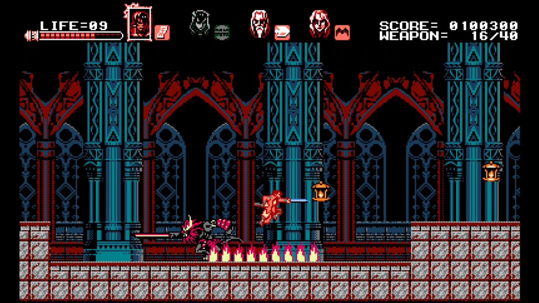Bloodstained: Curse of the Moon游戏截图