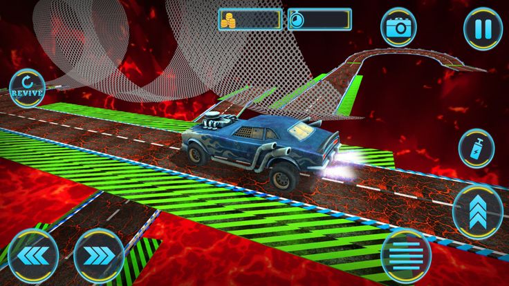 不可能的车特技驾驶游戏截图