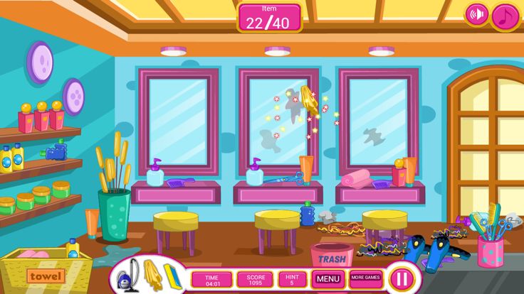 Clean Up My Fashion Hair Salon游戏截图