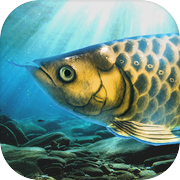 Arowana raising from fryicon