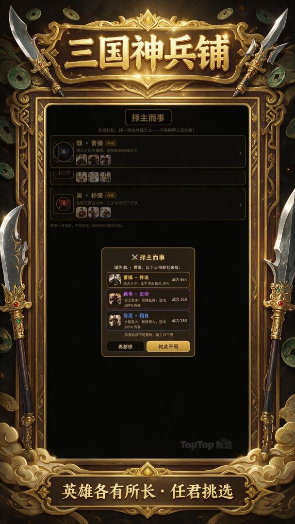 三国神兵铺游戏截图