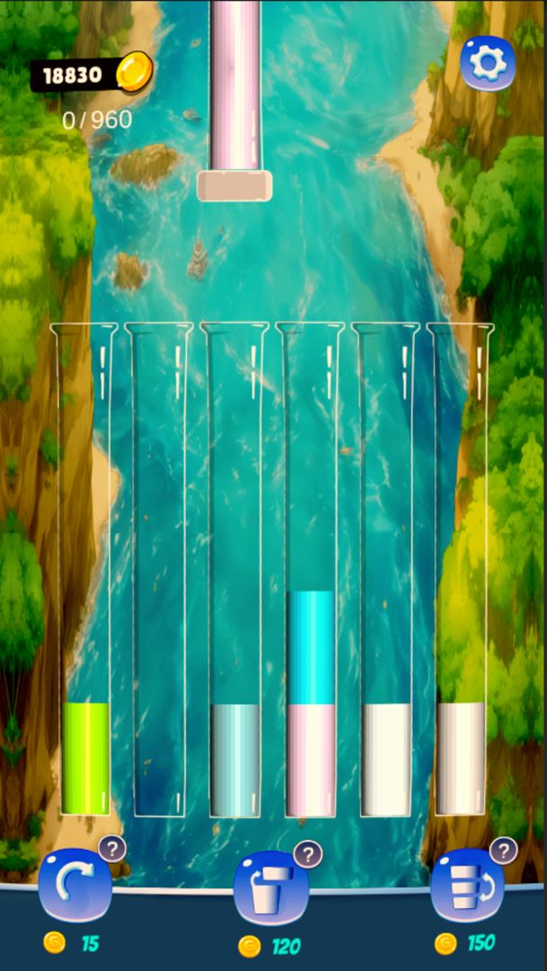 颜色消除游戏截图