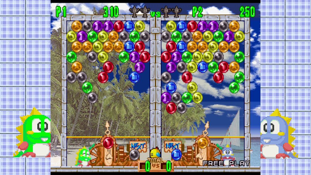 Puzzle Bobble™2X/BUST-A-MOVE™2 Arcade Edition & Puzzle Bobble™3/BUST-A-MOVE™3 S-Tribute游戏截图