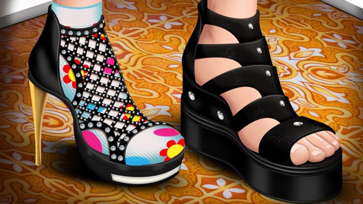 高跟鞋 鞋的女孩  游戏用的女鞋收藏的女孩  免费游戏截图