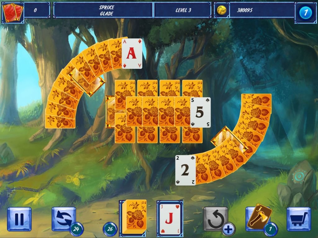 Fairytale Solitaire: Red Riding Hood游戏截图