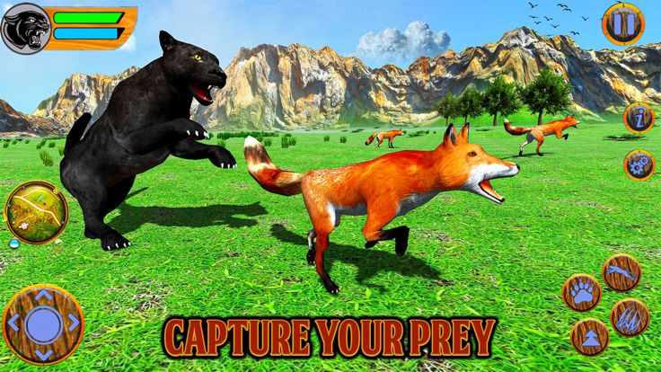 Wild Black Panther Furious Sim游戏截图