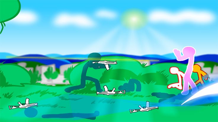 火柴人入侵：格斗防御篇游戏截图