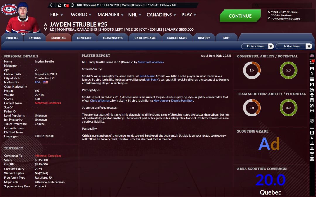 Franchise Hockey Manager 8游戏截图