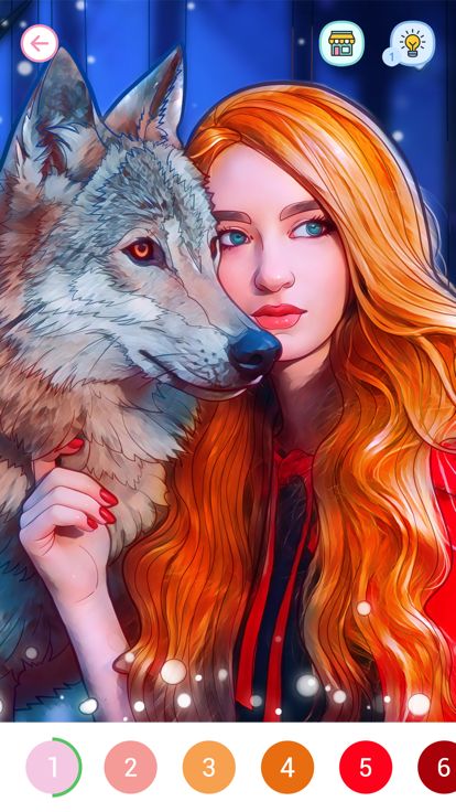 Coloring Book! Paint by Number游戏截图