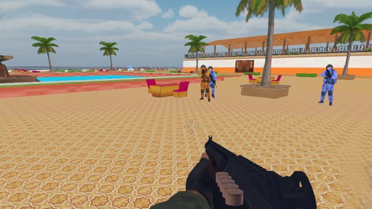 真正的离线突击队射击游戏截图