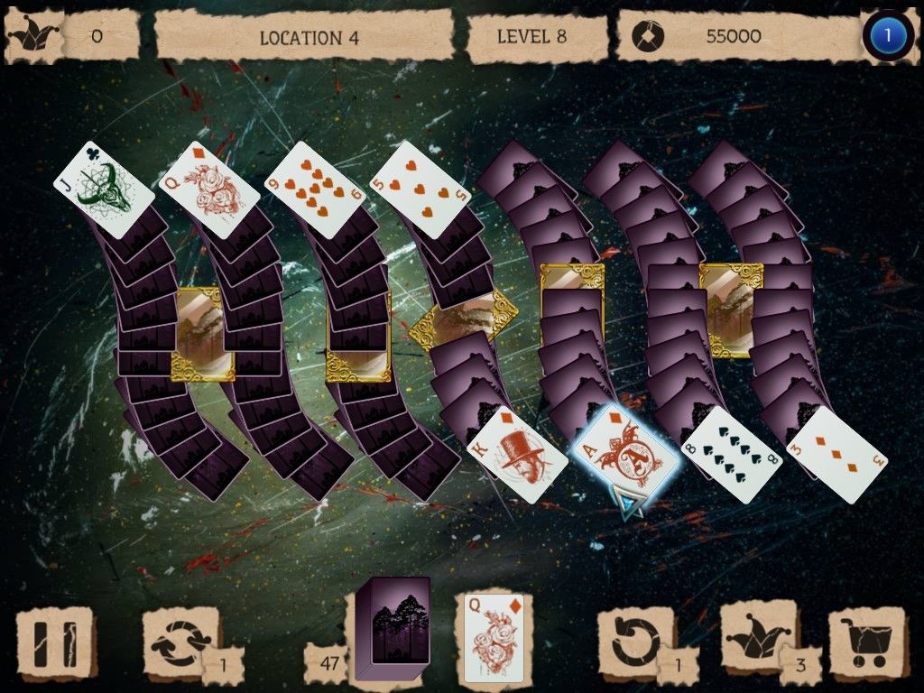 Mystery Solitaire. The Black Raven 3游戏截图