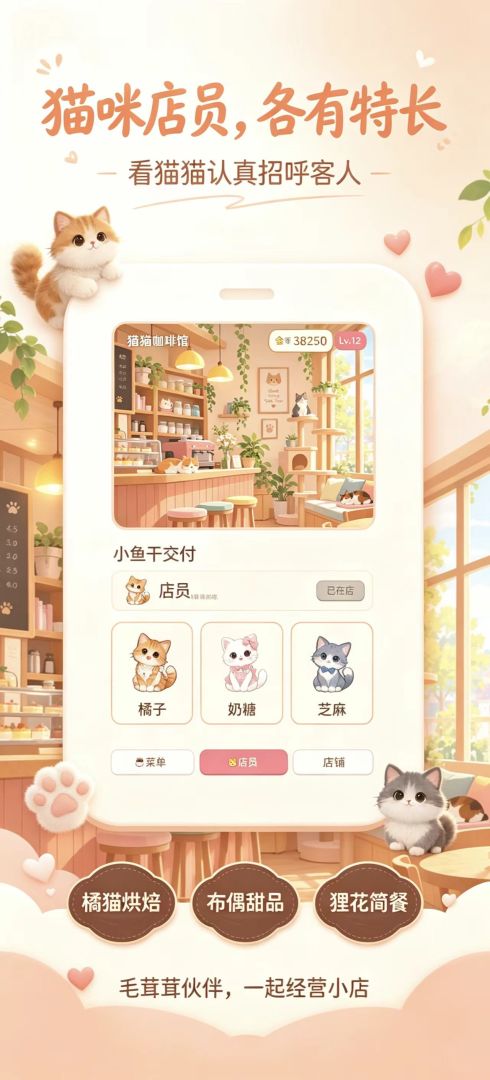 猫爪咖啡馆游戏截图