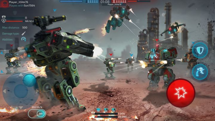 机器人战争：机甲战斗 3D PvP FPS截图